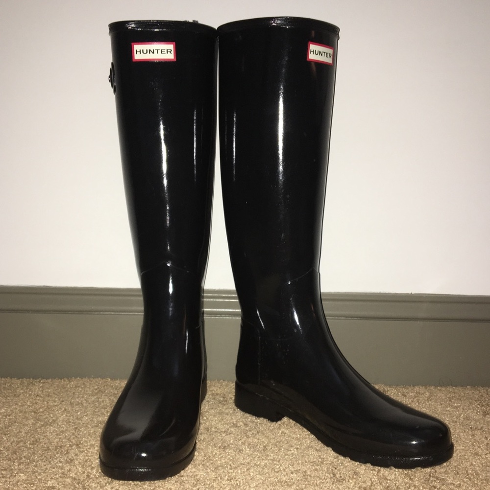 Hunter Original Refined Tall Gloss Rainboots